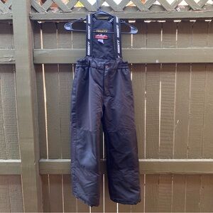 Smonty Black Snow Bib Overalls